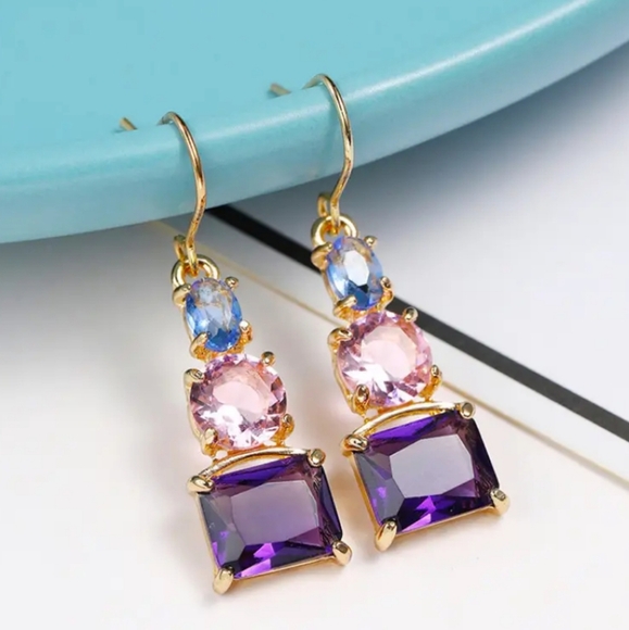 Gemstones Earrings - Picture 1 of 5